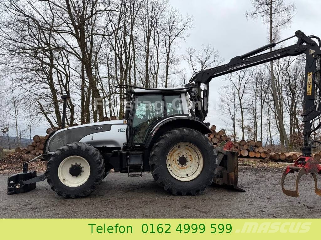 Valtra T 191 Martimex 2x 8T Jake Rahmen Kran 8m Лесохозяйственные тракторы