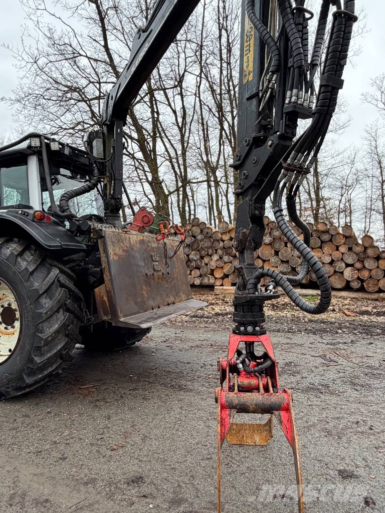 Valtra T 191 Martimex 2x 8T Jake Rahmen Kran 8m Лесохозяйственные тракторы