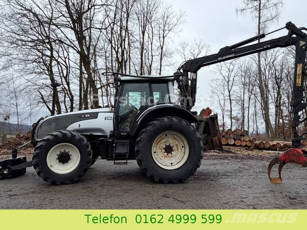 Valtra T 191 Martimex 2x 8T Jake Rahmen Kran 8m Лесохозяйственные тракторы