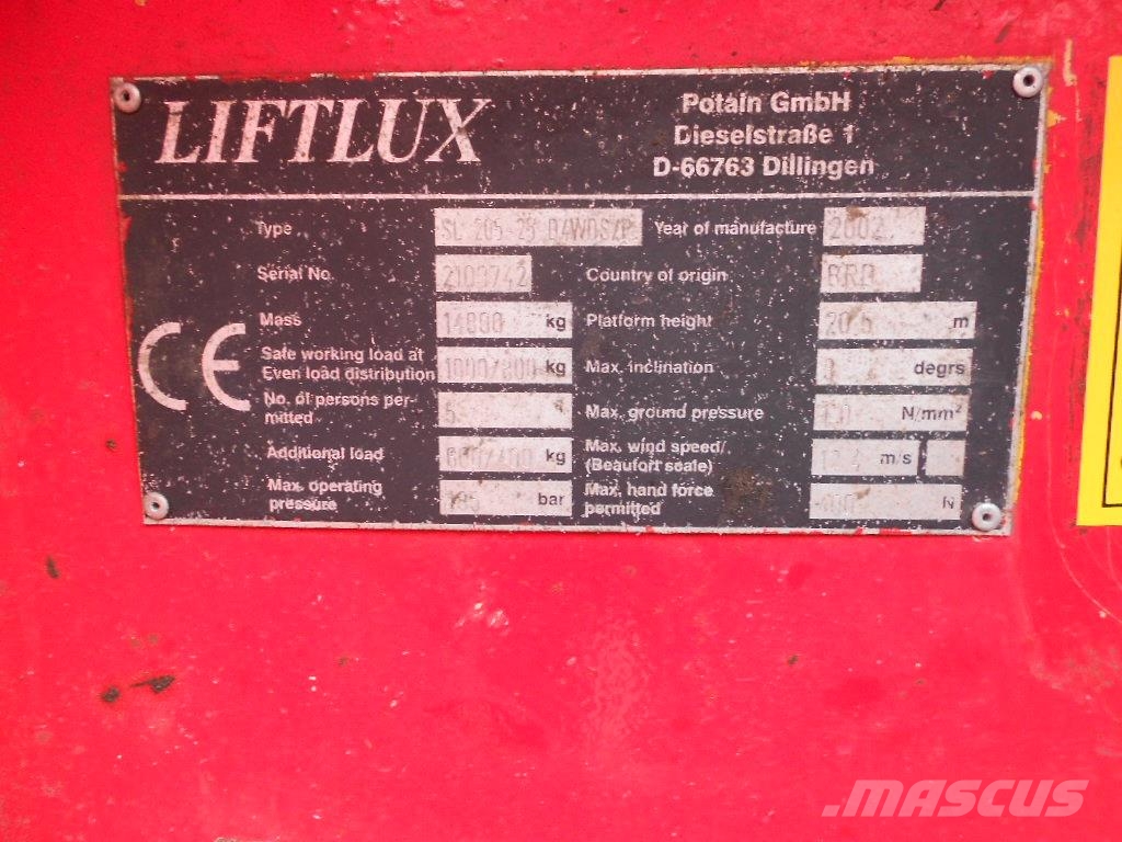 Liftlux SL 205-25D4WD (ID3742) Allrad Scissor lifts