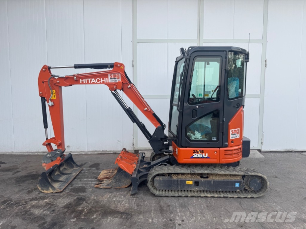 Hitachi ZX 26 U-6 CR حفارات صغيرة أقل من 7 طن (حفارات صغيرة)
