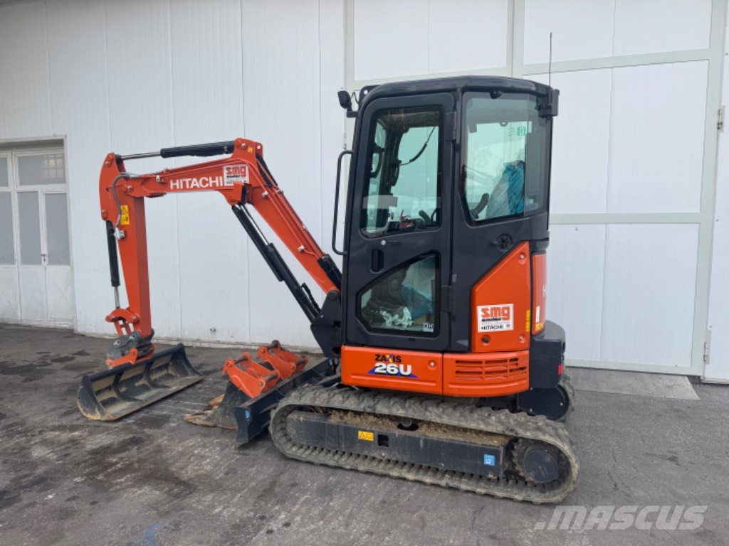 Hitachi ZX 26 U-6 CR حفارات صغيرة أقل من 7 طن (حفارات صغيرة)