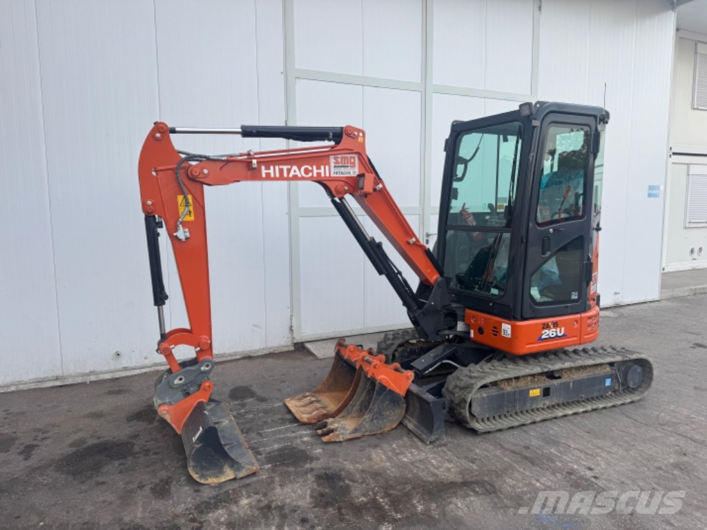 Hitachi ZX 26 U-6 CR حفارات صغيرة أقل من 7 طن (حفارات صغيرة)