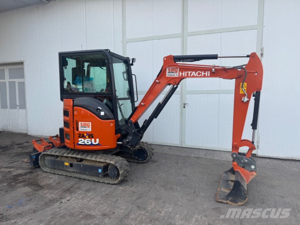 Hitachi ZX 26 U-6 CR حفارات صغيرة أقل من 7 طن (حفارات صغيرة)