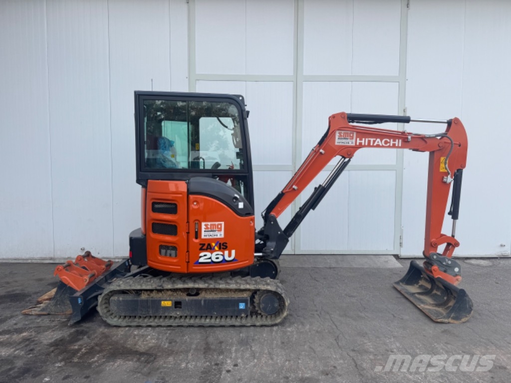 Hitachi ZX 26 U-6 CR حفارات صغيرة أقل من 7 طن (حفارات صغيرة)