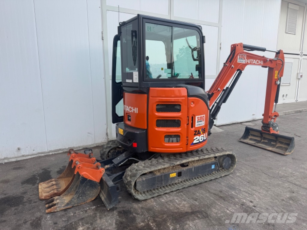 Hitachi ZX 26 U-6 CR حفارات صغيرة أقل من 7 طن (حفارات صغيرة)