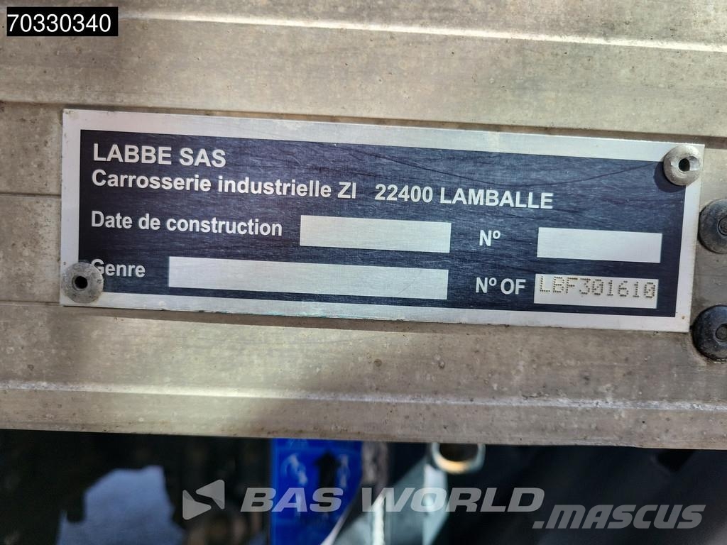 Iveco Eurocargo 120E220 4X2 12tonner 1500kg Ladebordwand شاحنات ذات هيكل صندوقي