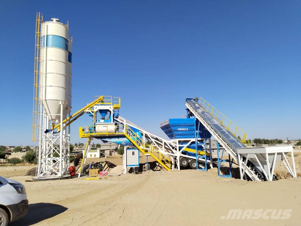 Promax-Star PROMAX 120m3/h Mobile Concrete Batching Plant Concrete Batching Plants