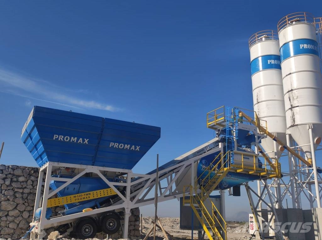 Promax-Star PROMAX 120m3/h Mobile Concrete Batching Plant Concrete Batching Plants