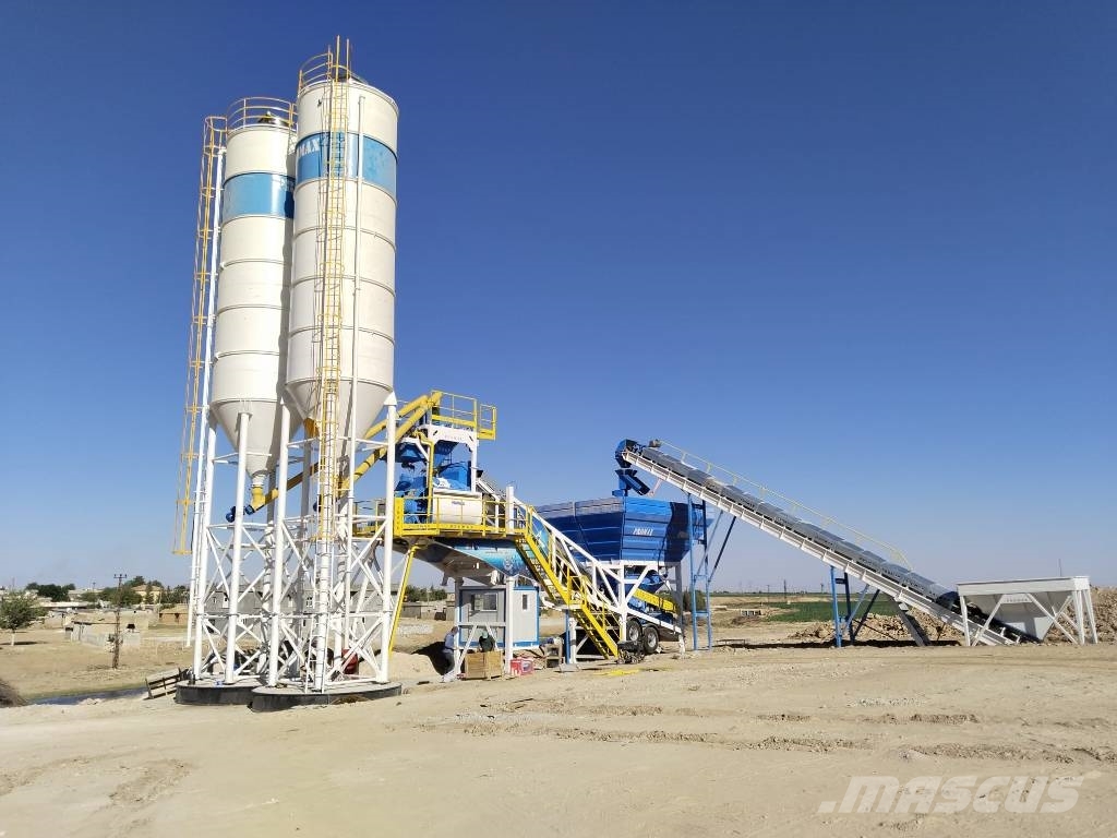 Promax-Star PROMAX 120m3/h Mobile Concrete Batching Plant Concrete Batching Plants