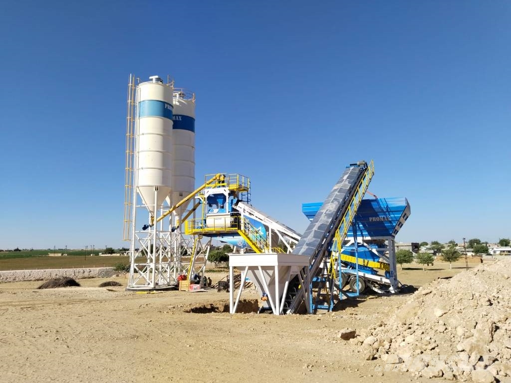 Promax-Star PROMAX 120m3/h Mobile Concrete Batching Plant Concrete Batching Plants