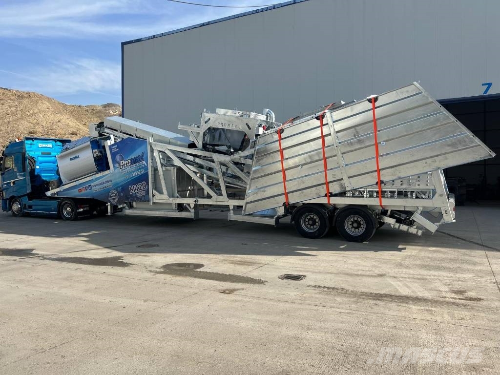 Promax-Star PROMAX 120m3/h Mobile Concrete Batching Plant Concrete Batching Plants