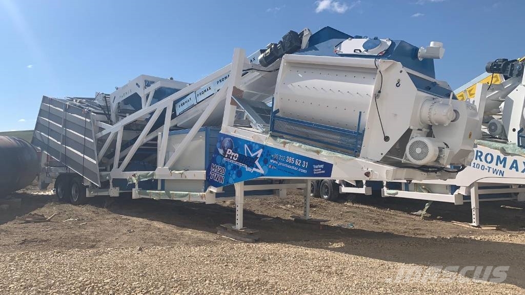 Promax-Star PROMAX 120m3/h Mobile Concrete Batching Plant Concrete Batching Plants
