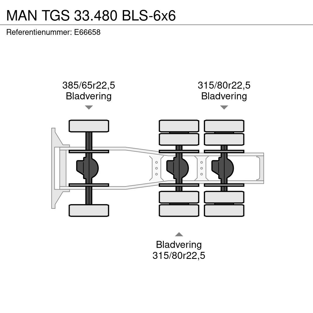 MAN TGS 33.480 BLS-6x6 Tractor Units