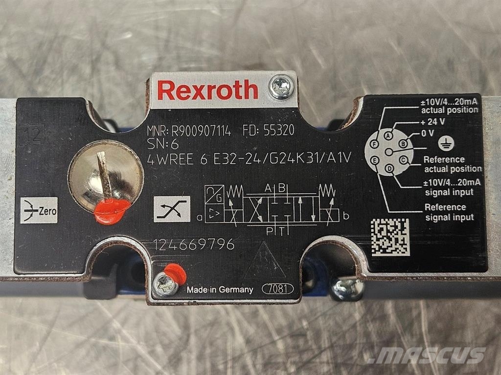 Rexroth 4WREE6E32-24/G24K31/A1V-NG6 4/3 Valve 24V Hydraulics