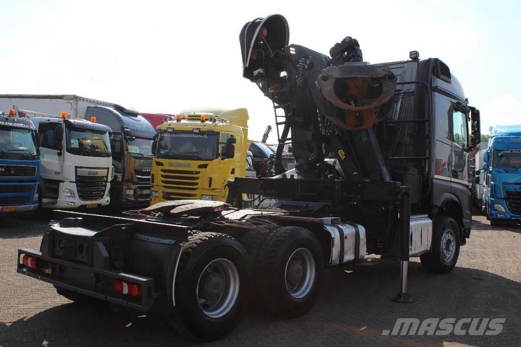 Mercedes-Benz Arocs 2858 6x4 PALFINGER S260Z96 (2022) FOREST/WOO Kranen voor alle terreinen