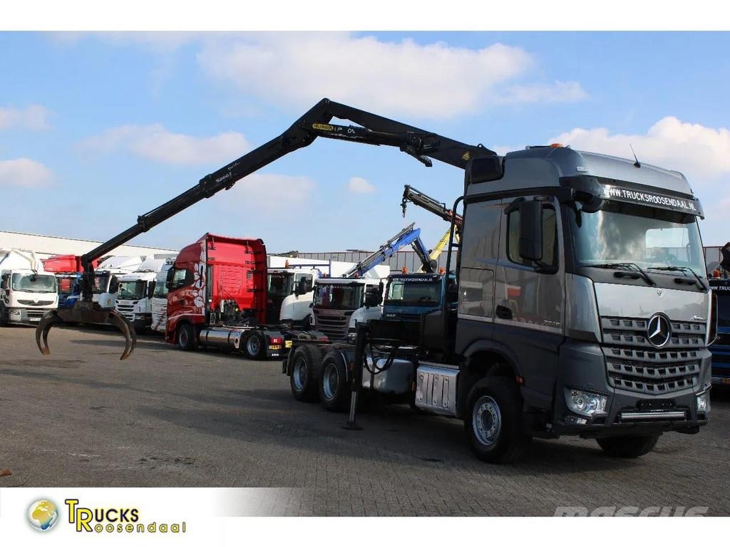 Mercedes-Benz Arocs 2858 6x4 PALFINGER S260Z96 (2022) FOREST/WOO Polovne dizalice za sve terene