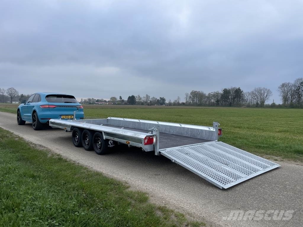 Vlemmix machinetransporter 480 x 180 3 asser NIEUW Vehicle transport trailers