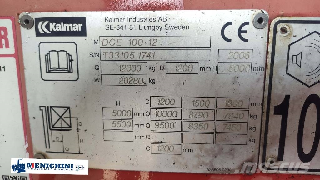 Kalmar DCE 100-12 Diesel forklifts