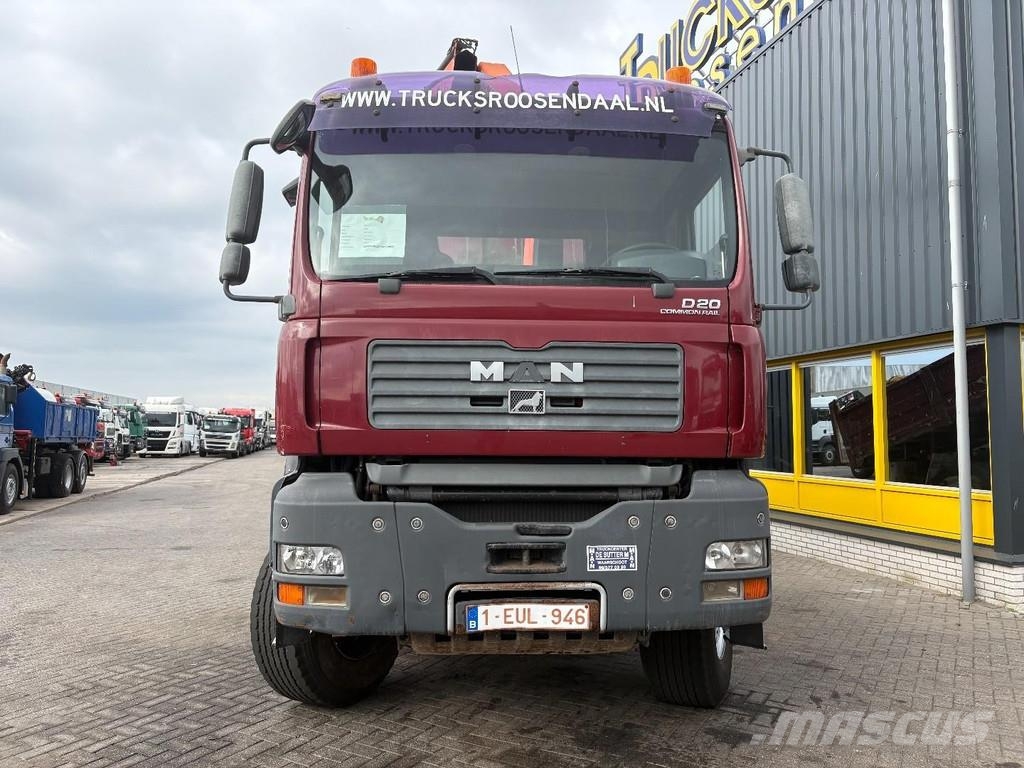 MAN TGA 33.390 + 6x4 + PK15002 + TIPPER + MANUAL + SPR Grúas todo terreno