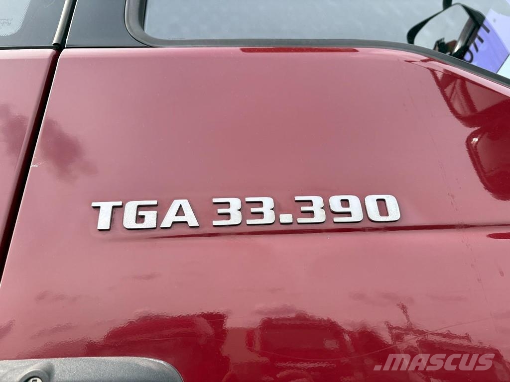 MAN TGA 33.390 + 6x4 + PK15002 + TIPPER + MANUAL + SPR Grúas todo terreno