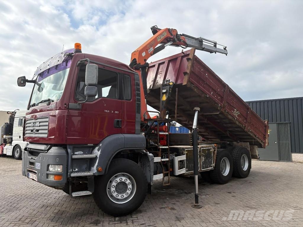 MAN TGA 33.390 + 6x4 + PK15002 + TIPPER + MANUAL + SPR Grúas todo terreno