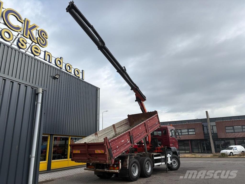 MAN TGA 33.390 + 6x4 + PK15002 + TIPPER + MANUAL + SPR Grúas todo terreno