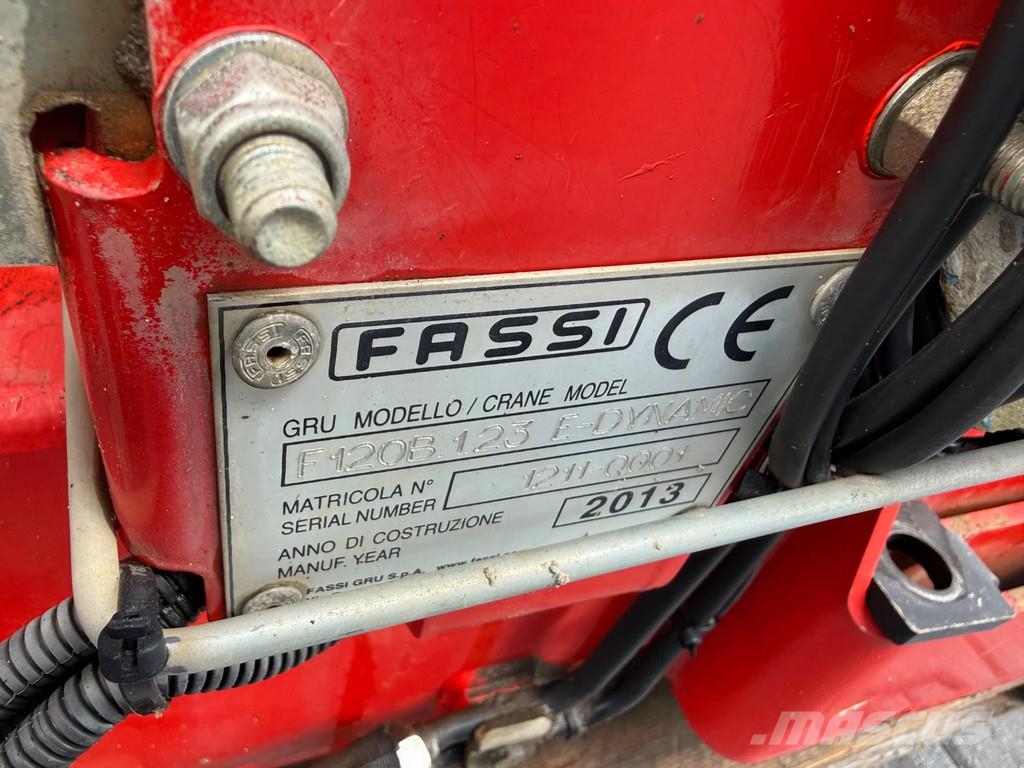 Fassi F120B.1.23 E-Dynamic – 2013 – 3x Hydraulisch Rabljeni žerjavi za vsak teren