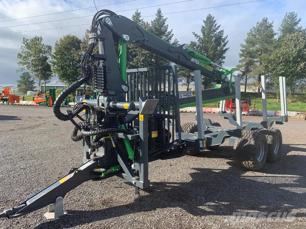 Botex Oniar XL PRO-14 Timber Trailer with 8800 Loader Šumarske prikolice