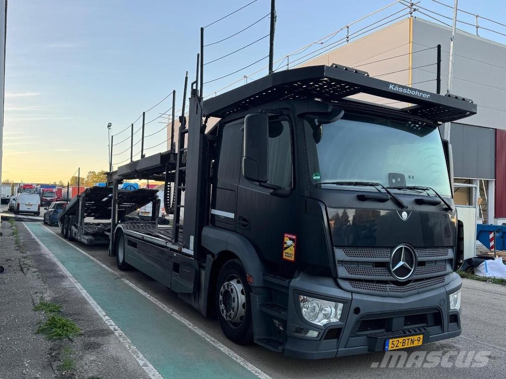 Mercedes-Benz Actros 1843 4X2 EURO 6 + KAESSBOHRER 2 AXLE TRAILE 차량 수송차