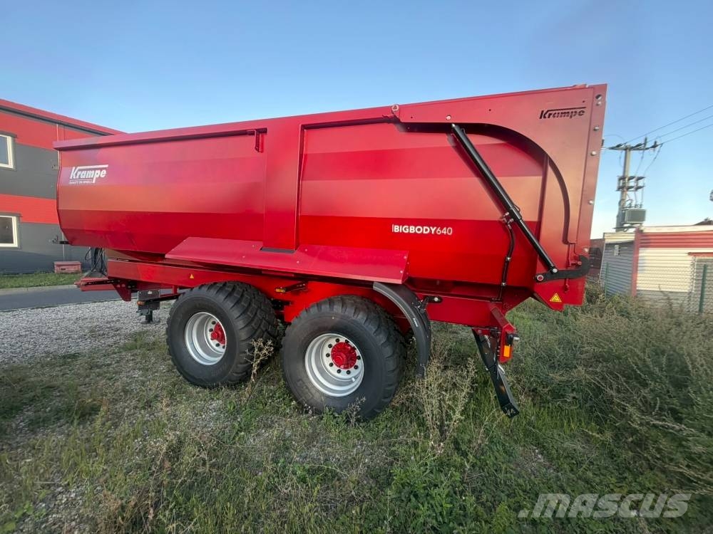 Krampe Big Body 640 مقطورات قلابة