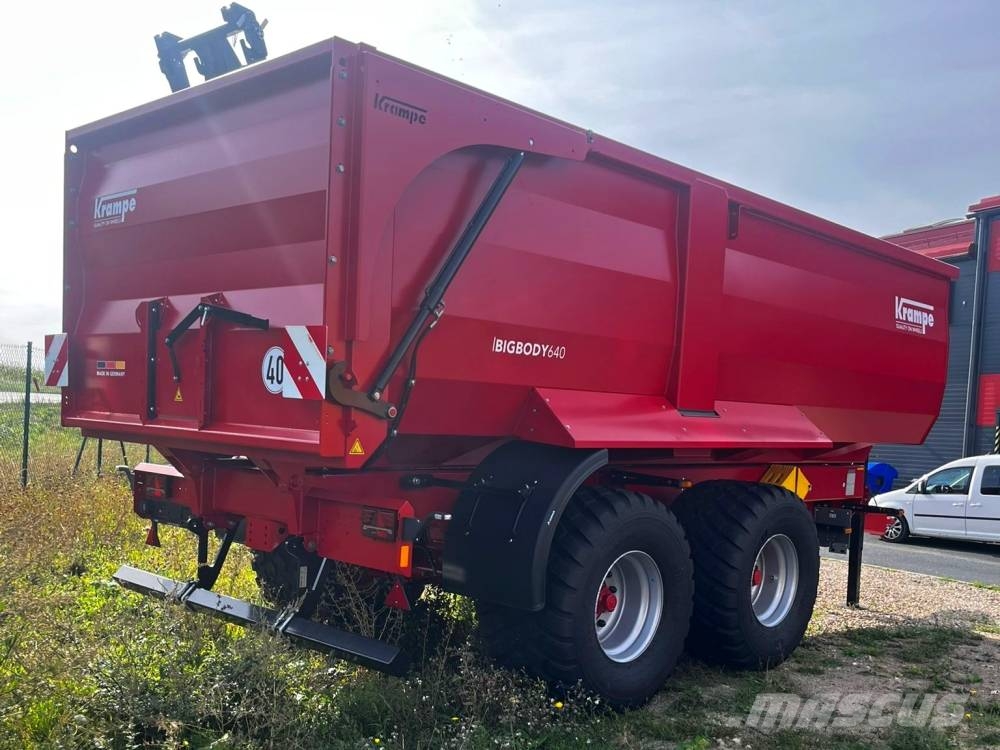 Krampe Big Body 640 مقطورات قلابة