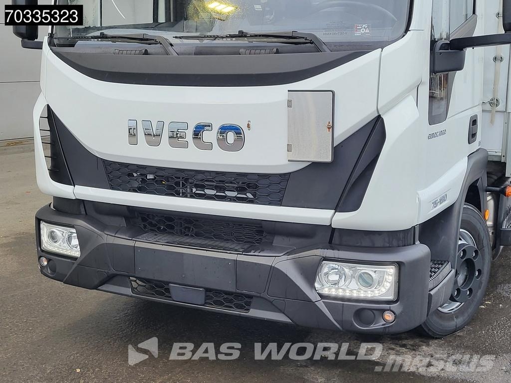 Iveco Eurocargo 75E190 4X2 8tonner 1000kg Tailgate Autom Pressukapelli kuorma-autot