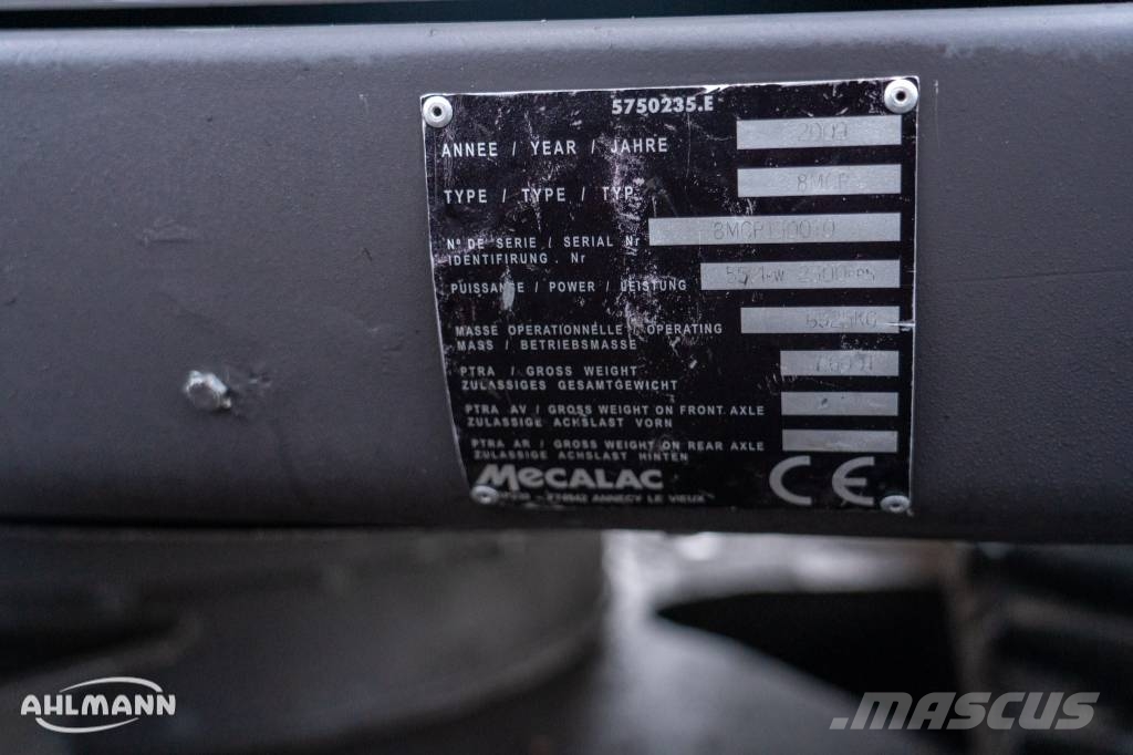 Mecalac 8 MCR Excavadoras 7t - 12t