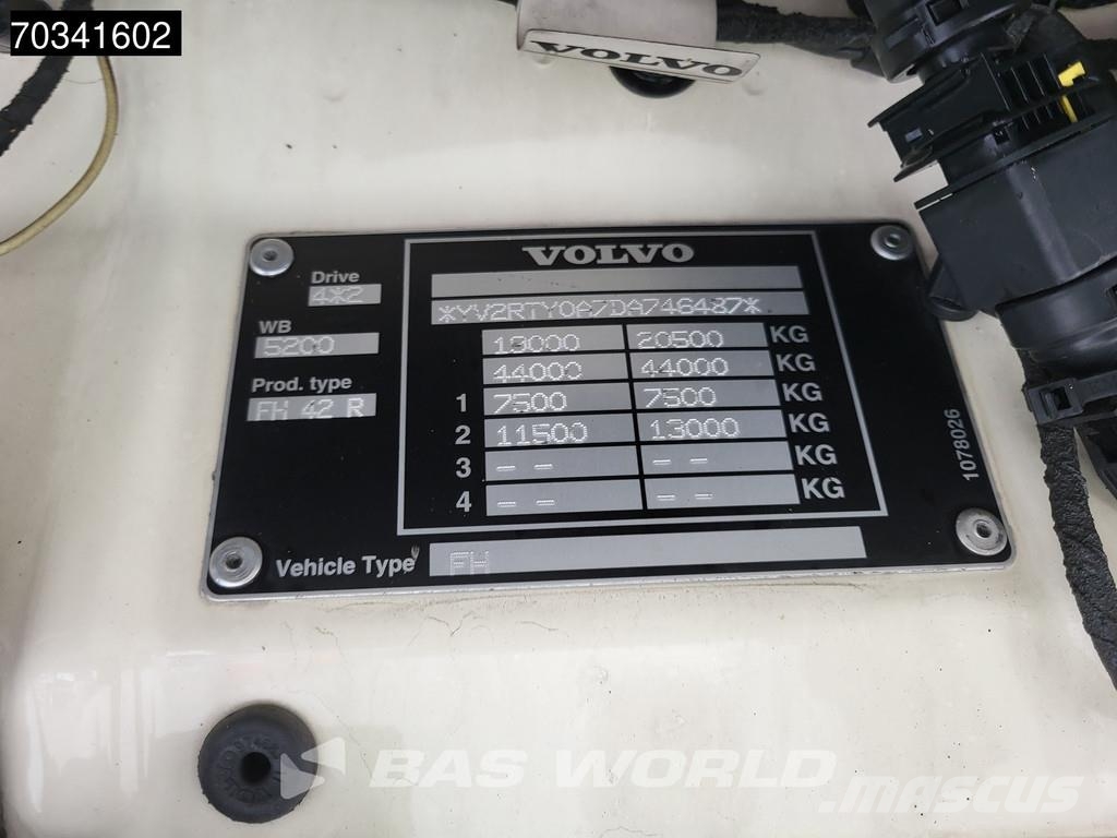 Volvo FH 460 4X2 NL-Truck APK 1500kg Tailgate Full-Air A Bakwagens met gesloten opbouw