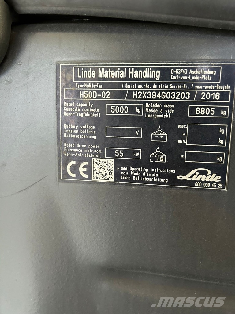 Linde H50D-02 EVO Dizel forkliftler