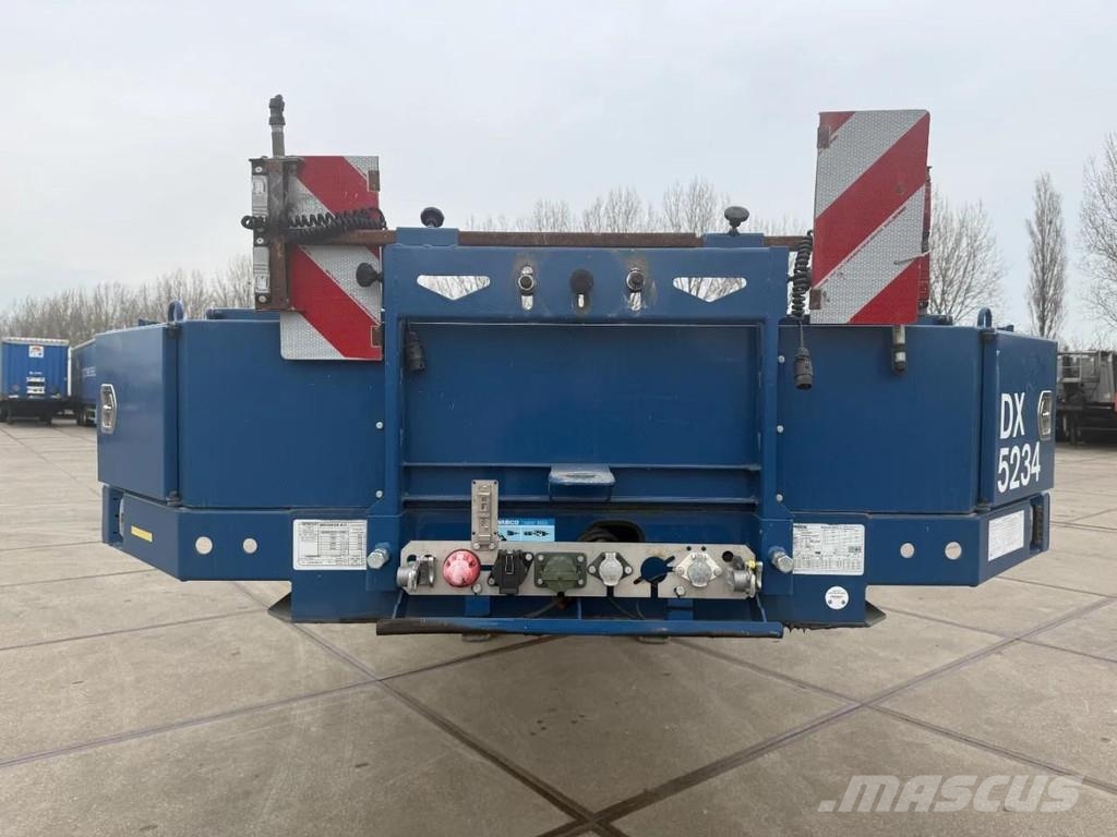 Broshuis 3 X 4AOU-58 3-15, 2014, 2016 AND 2021 4 AXLE FORCE نصف مقطورة مسطحة منخفضة