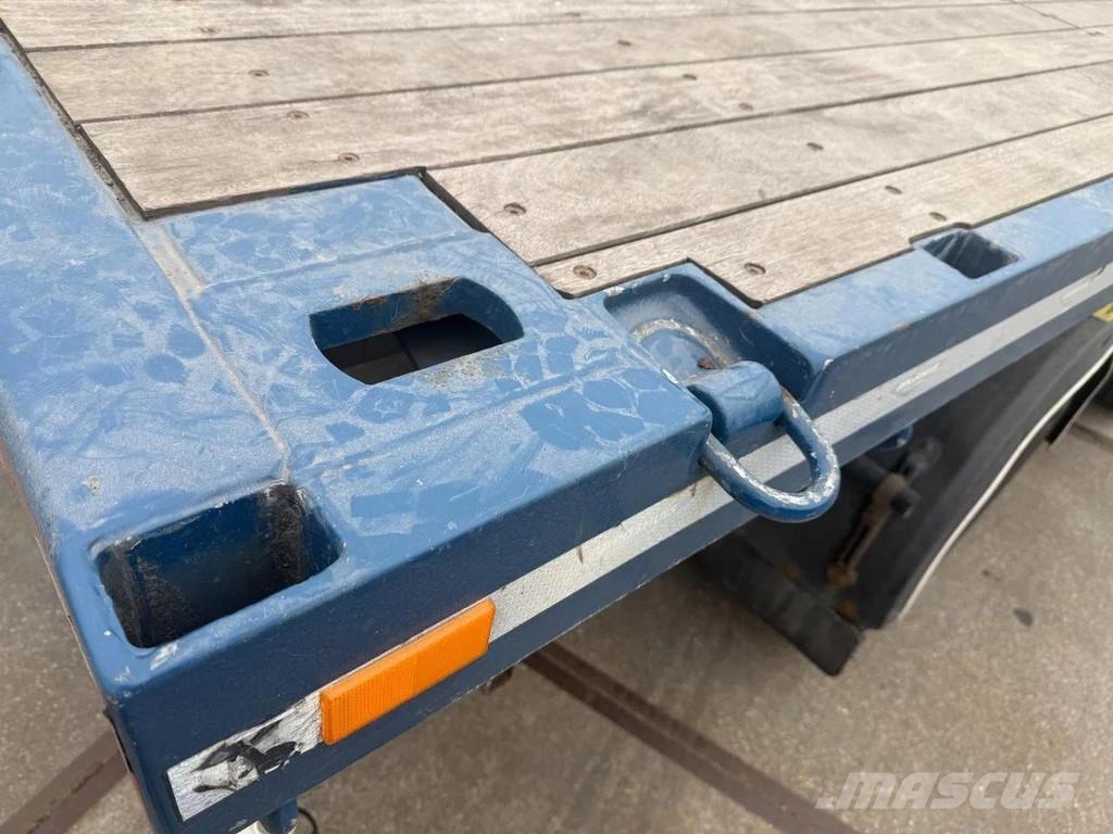 Broshuis 3 X 4AOU-58 3-15, 2014, 2016 AND 2021 4 AXLE FORCE نصف مقطورة مسطحة منخفضة