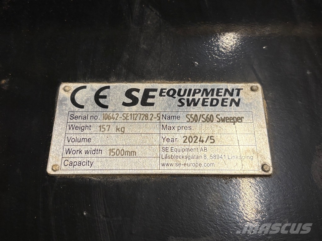 SE Equipment Sopborste 150 cm Kombifäste S50/S60 刷子配件