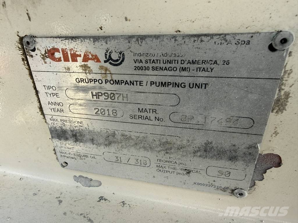 MAN TGS 18.360 Pompe per calcestruzzo carrellate