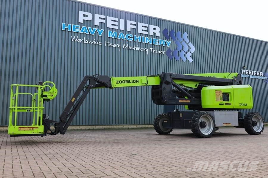 Zoomlion ZA20JE Fully Electric Lithium-Powered, 4x4 Rough T Elevadores braços articulados