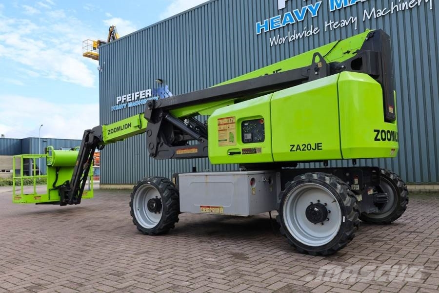 Zoomlion ZA20JE Fully Electric Lithium-Powered, 4x4 Rough T Elevadores braços articulados