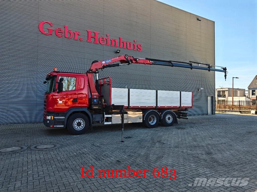 Scania G370 6x2 HMF 1820 K-RC BDF System 2 Pieces! Univerzálne terénne žeriavy