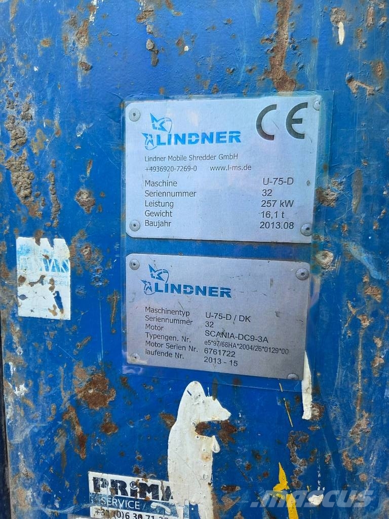 lindner Urraco 75 D Shredders