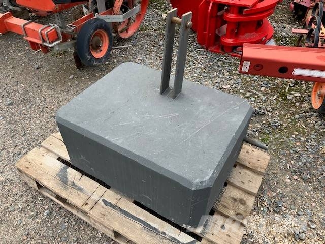 Frontvikt 400kg Betong Sprednje uteži