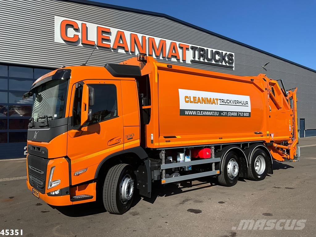 Volvo FM 330 Euro 6 Geesink 20m³ GEC Welvaarts weighing Renovationslastbiler