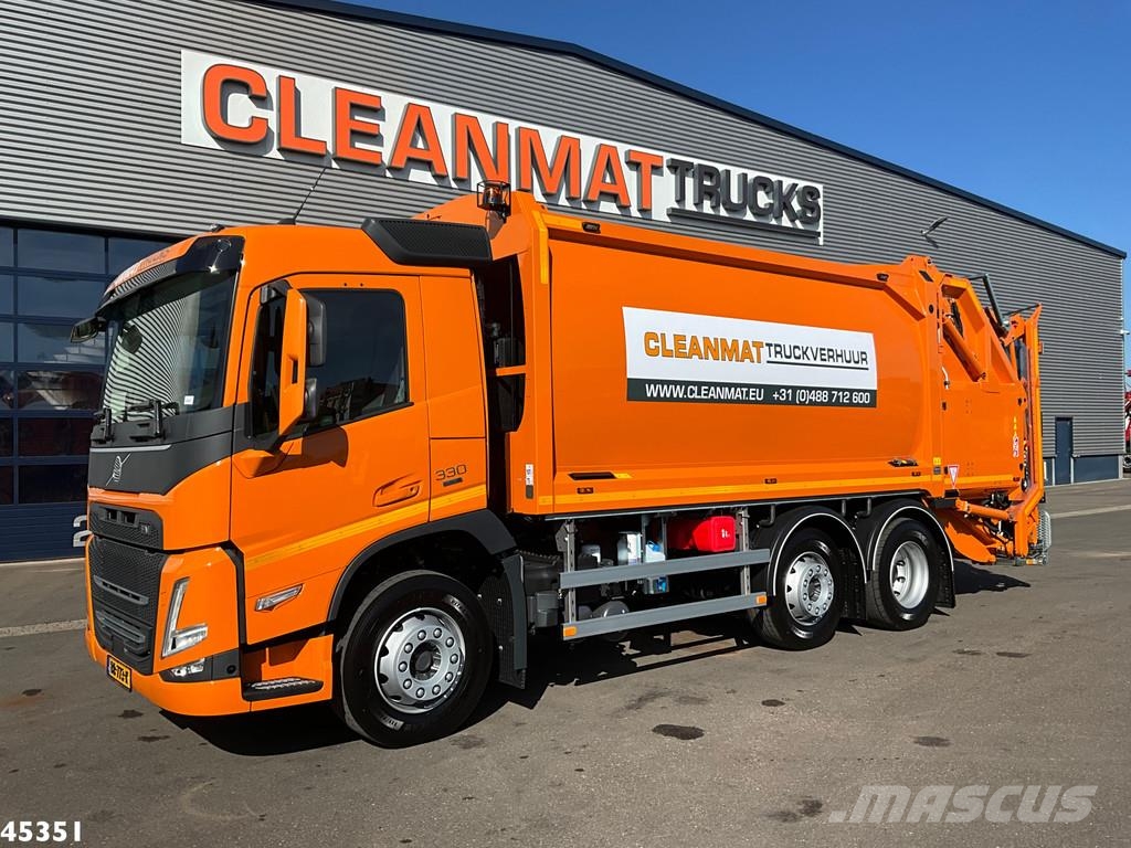 Volvo FM 330 Euro 6 Geesink 20m³ GEC Welvaarts weighing Renovationslastbiler