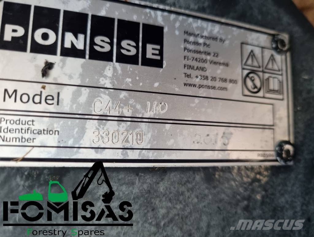 Ponsse C44+ 11M Jib Boom P55284 P63873 P63873 P48537 Grúas taladoras