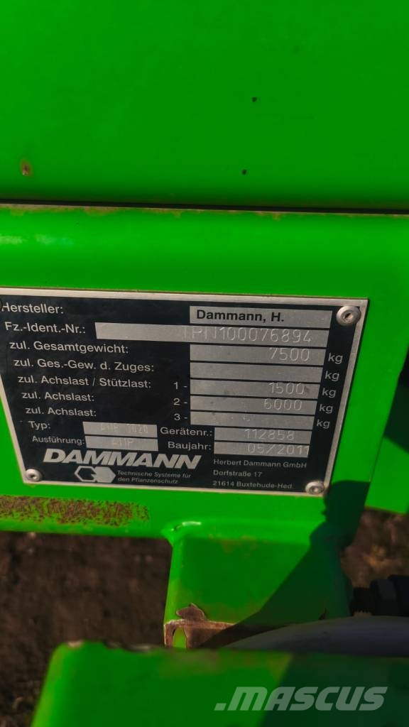 Dammann Land Cruiser Anp 3020 Prikabinami purkštuvai
