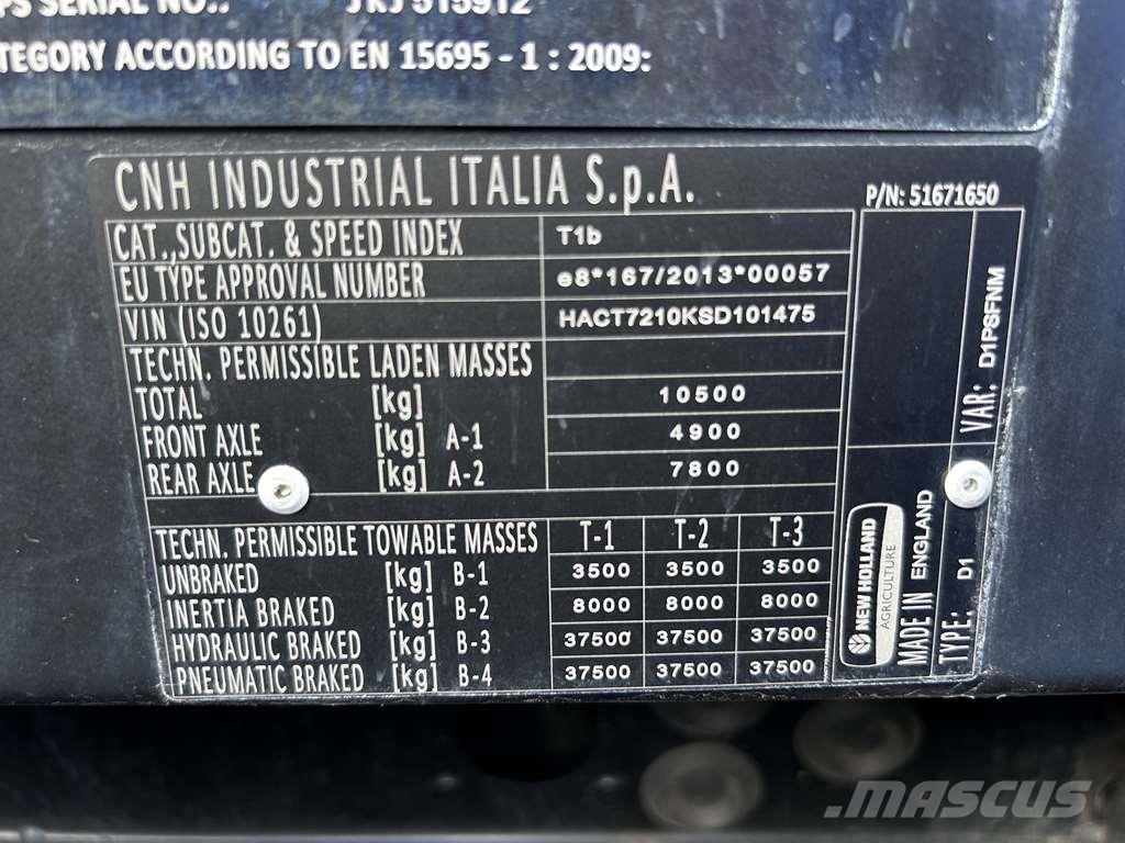 New Holland T7.210 Classic Tractors